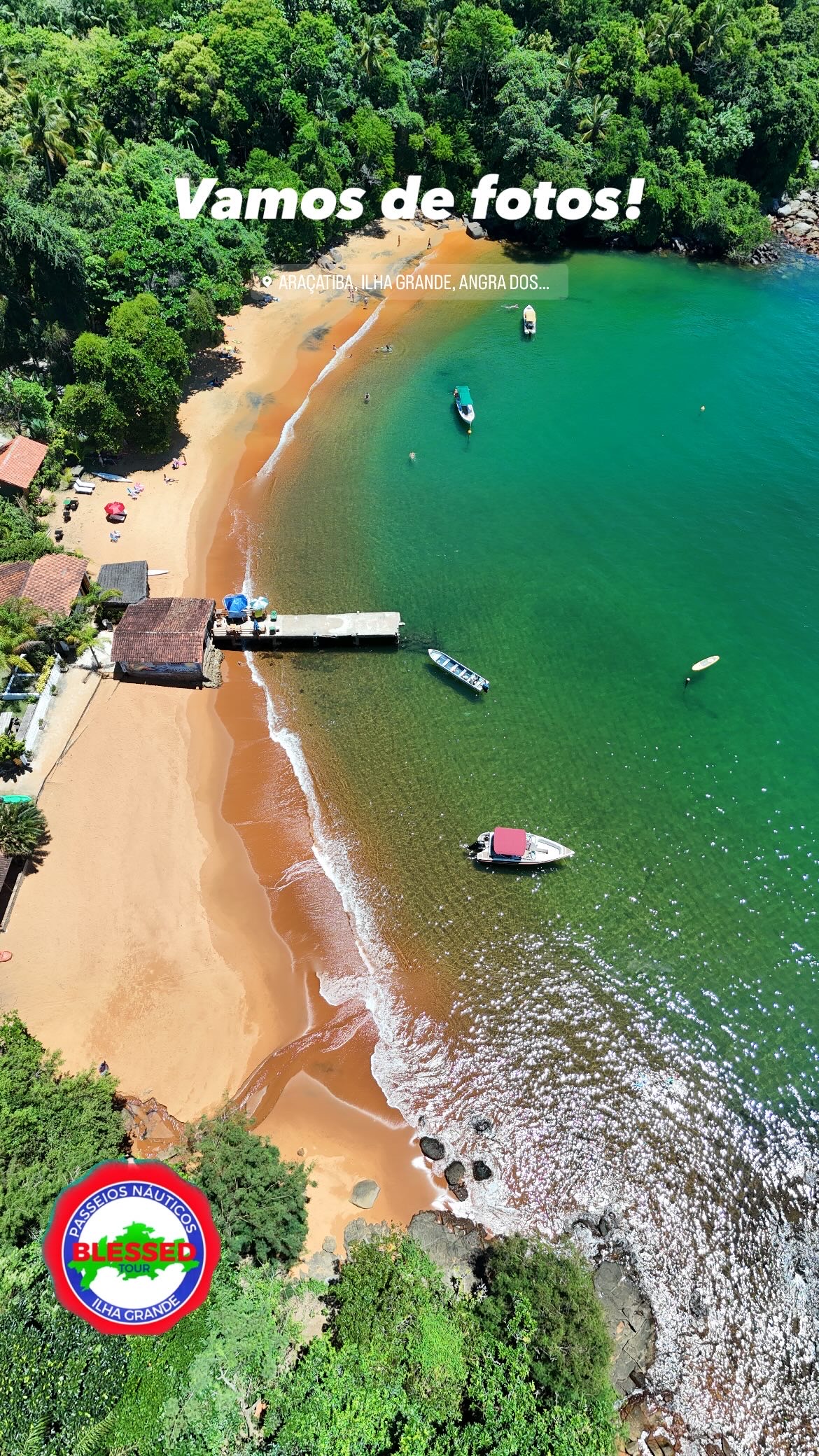 Passeio de Lancha Angra e Ilha Grande - Blessed Tour Passeios Náuticos