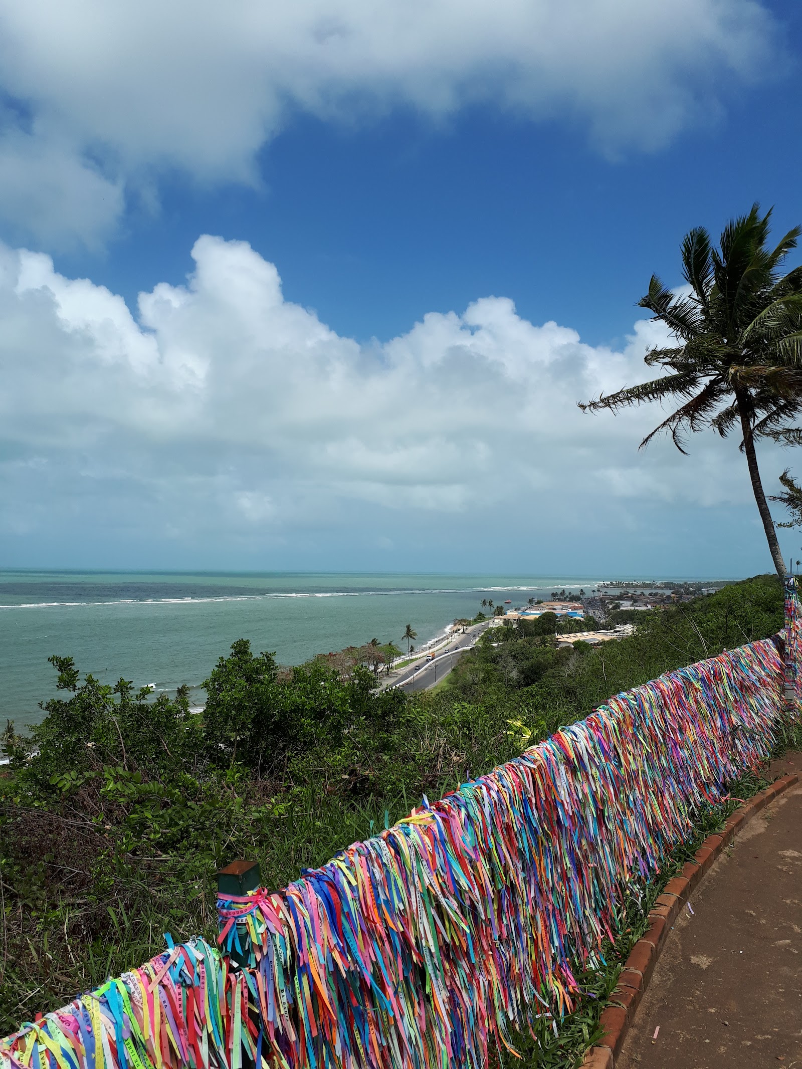 Mirante e placa Porto Seguro