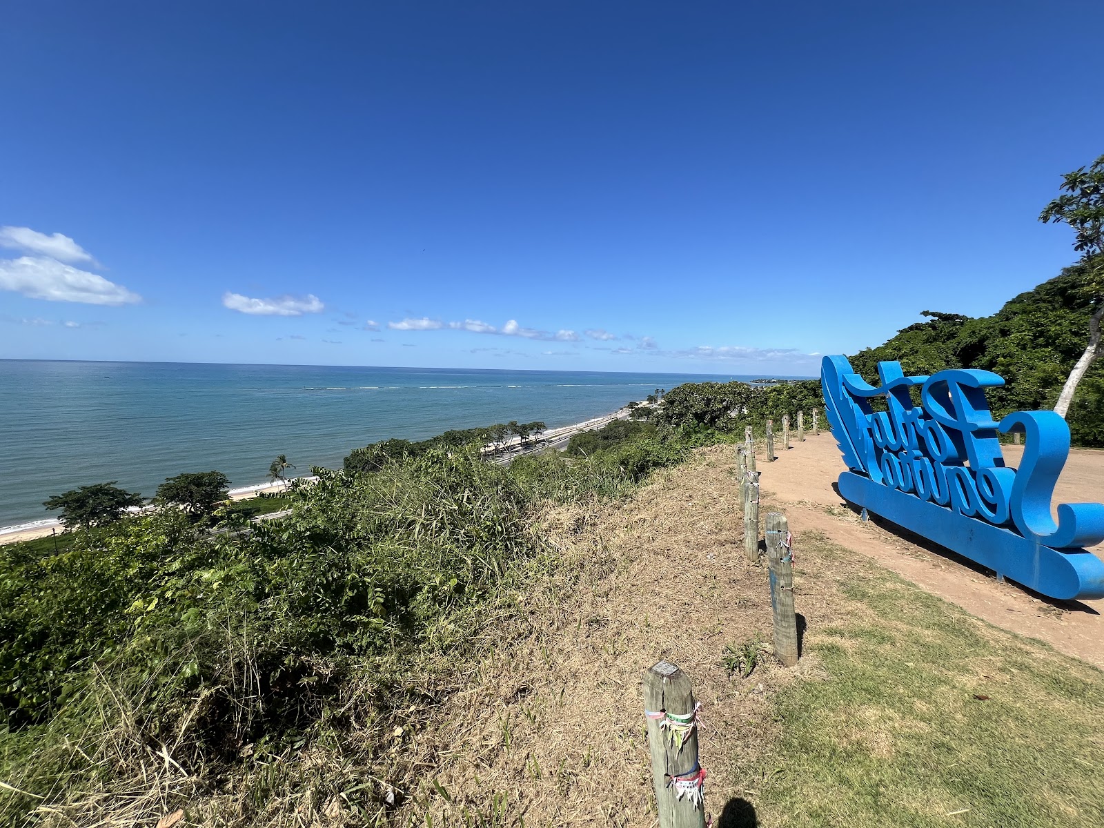 Mirante e placa Porto Seguro