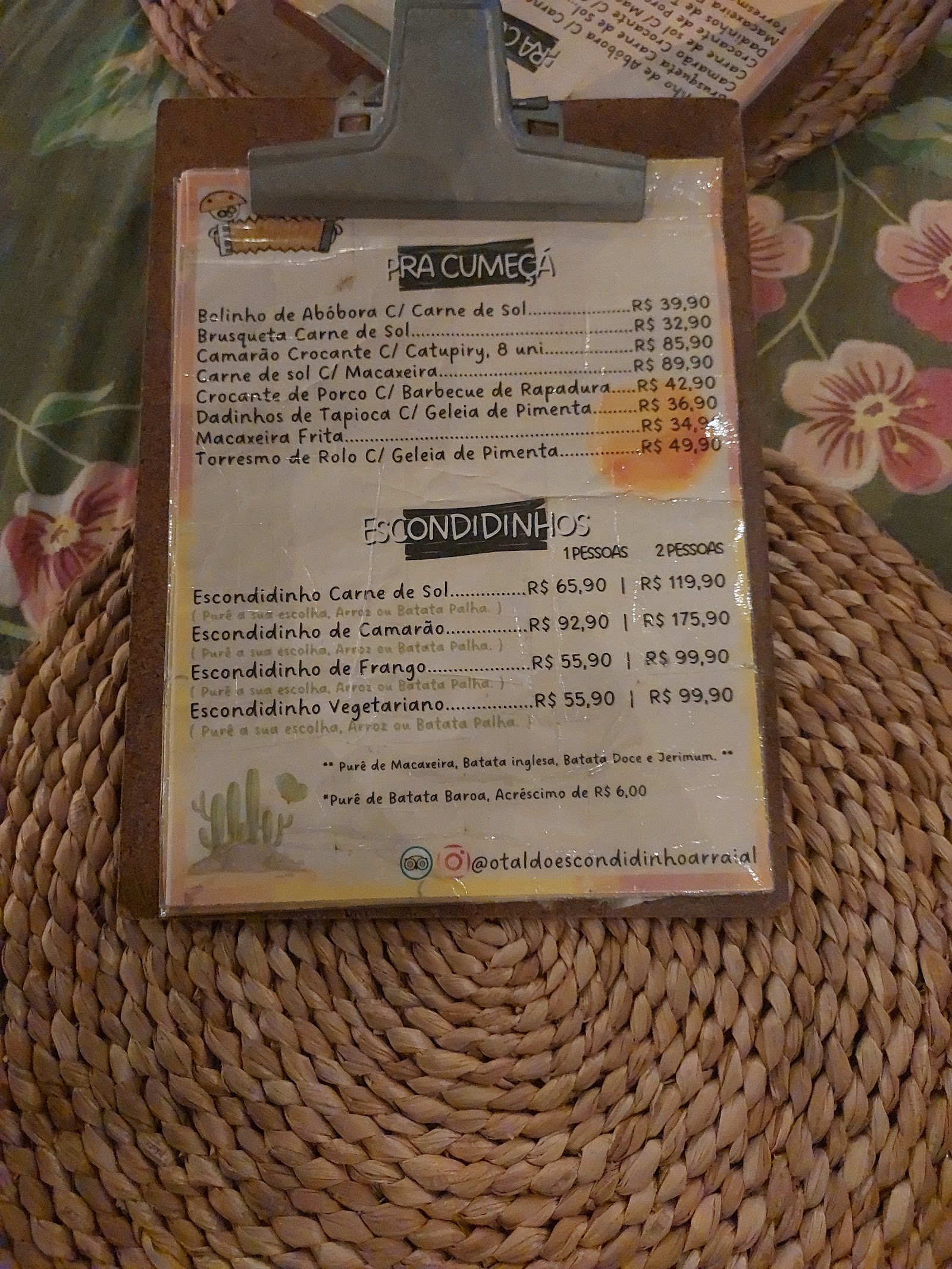 Restaurante O Tal do Escondidinho Arraial d´Ajuda