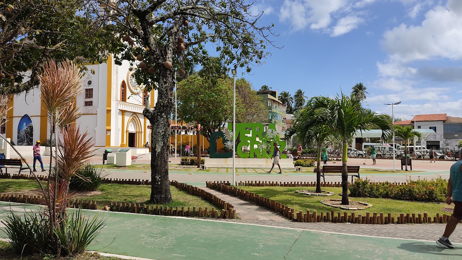Praça Principal de Mar Grande