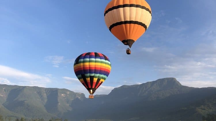 Passeio de Balão Com tupi
